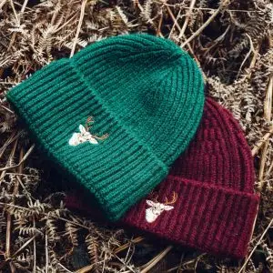 services - embroidered knit cap